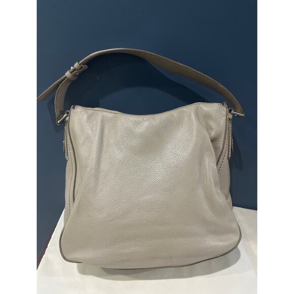MARC JACOBS Groove Leather Dusty Gray Hobo Shoulder Bag - Picture 4 of 10